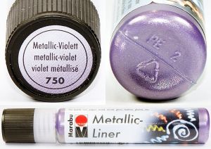 konturowka Marabu metaliczna 750 metallic violet wzornik2-h2